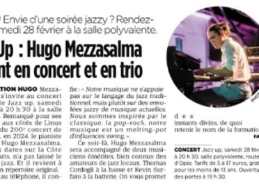 On parle de Jazz UP dans Nice Matin